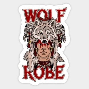 Wolf Robe Sticker